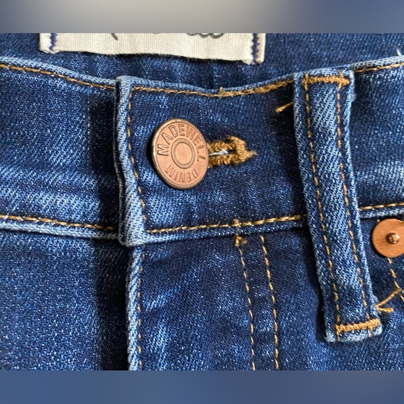 Madewell 10” High Rise Skinny Jeans Eardley Medium Blue Wash - Picture 4 of 9